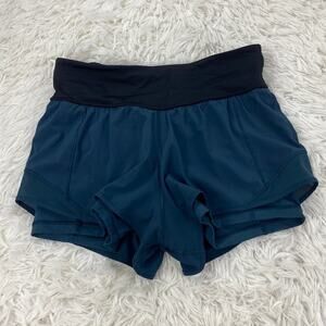 Lululemon Hotty Hot Short (Naked 4") Submarine / Black